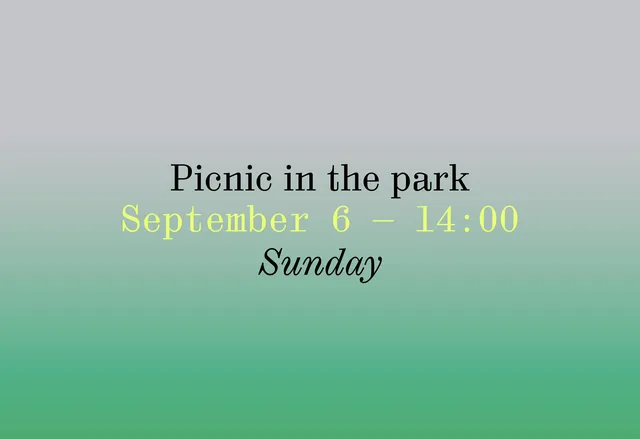 Picnic în parc