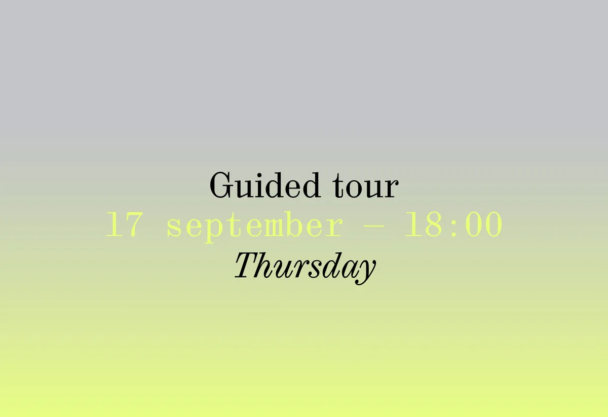 Guided Tour 17 september
