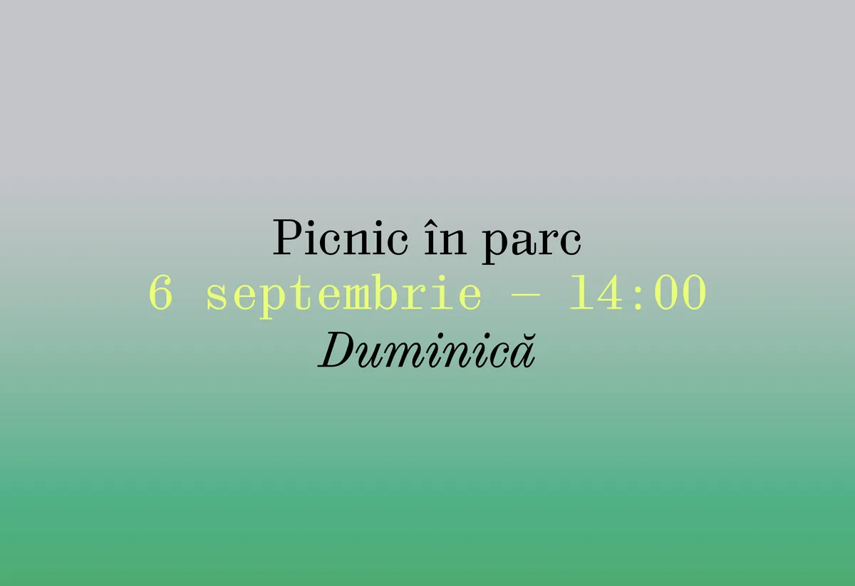 Picnic în parc