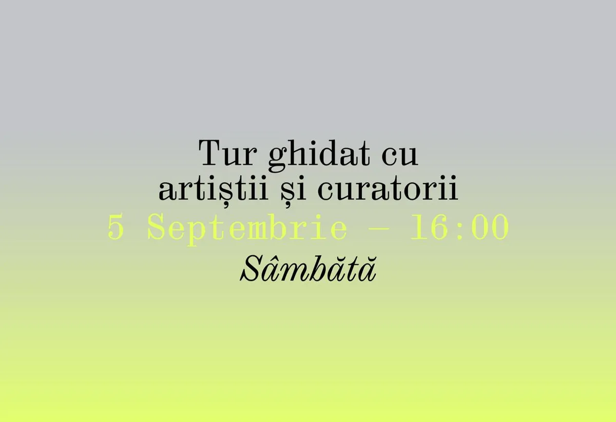Tur ghidat cu artiștii și curatorii