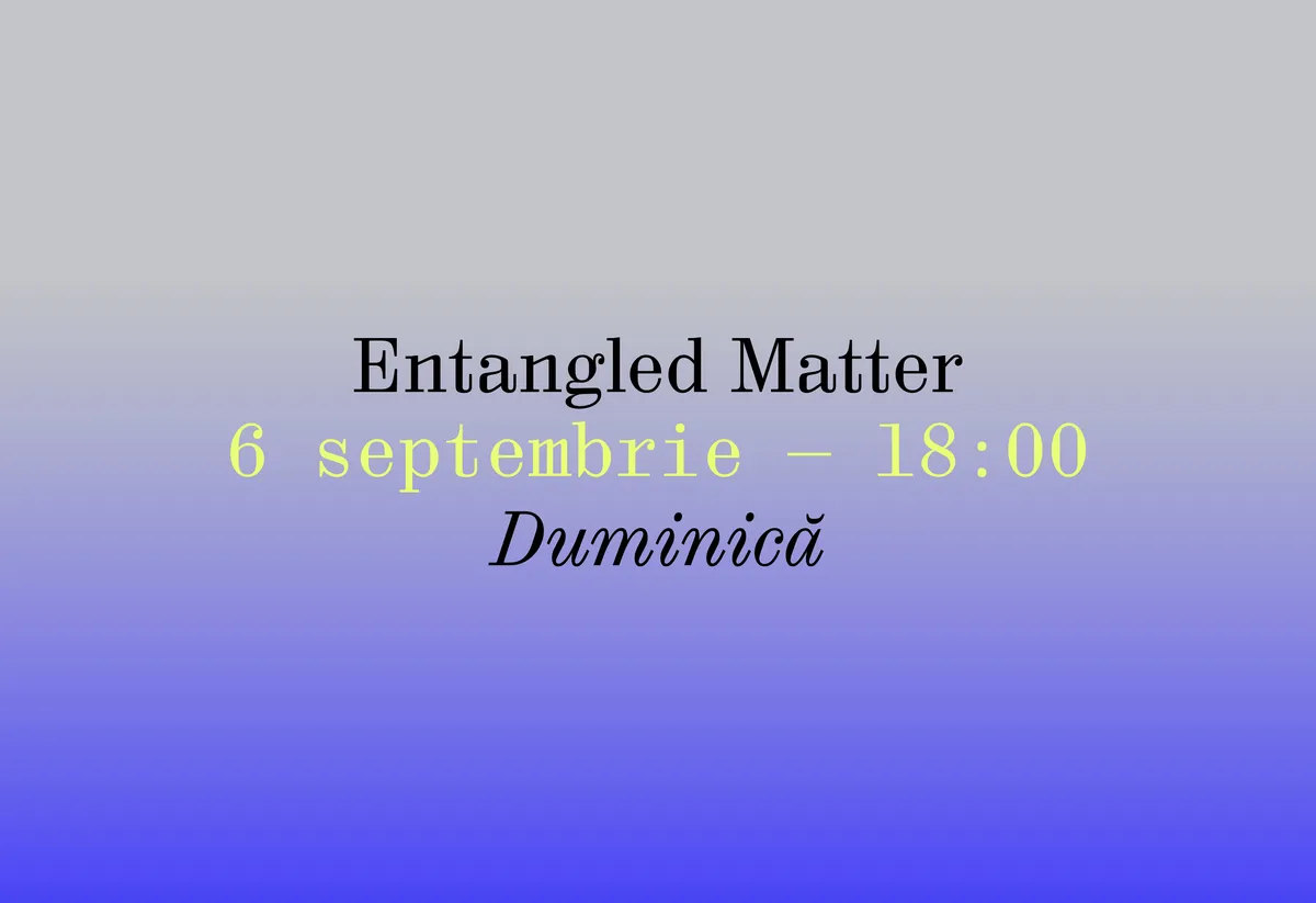 Entangled Matter