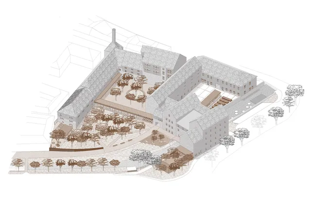 Reinterpreting the Mosonmagyarovar mill and brewery as an urban space