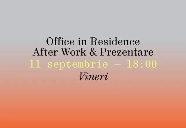 Office in Residence After Work & Prezentare